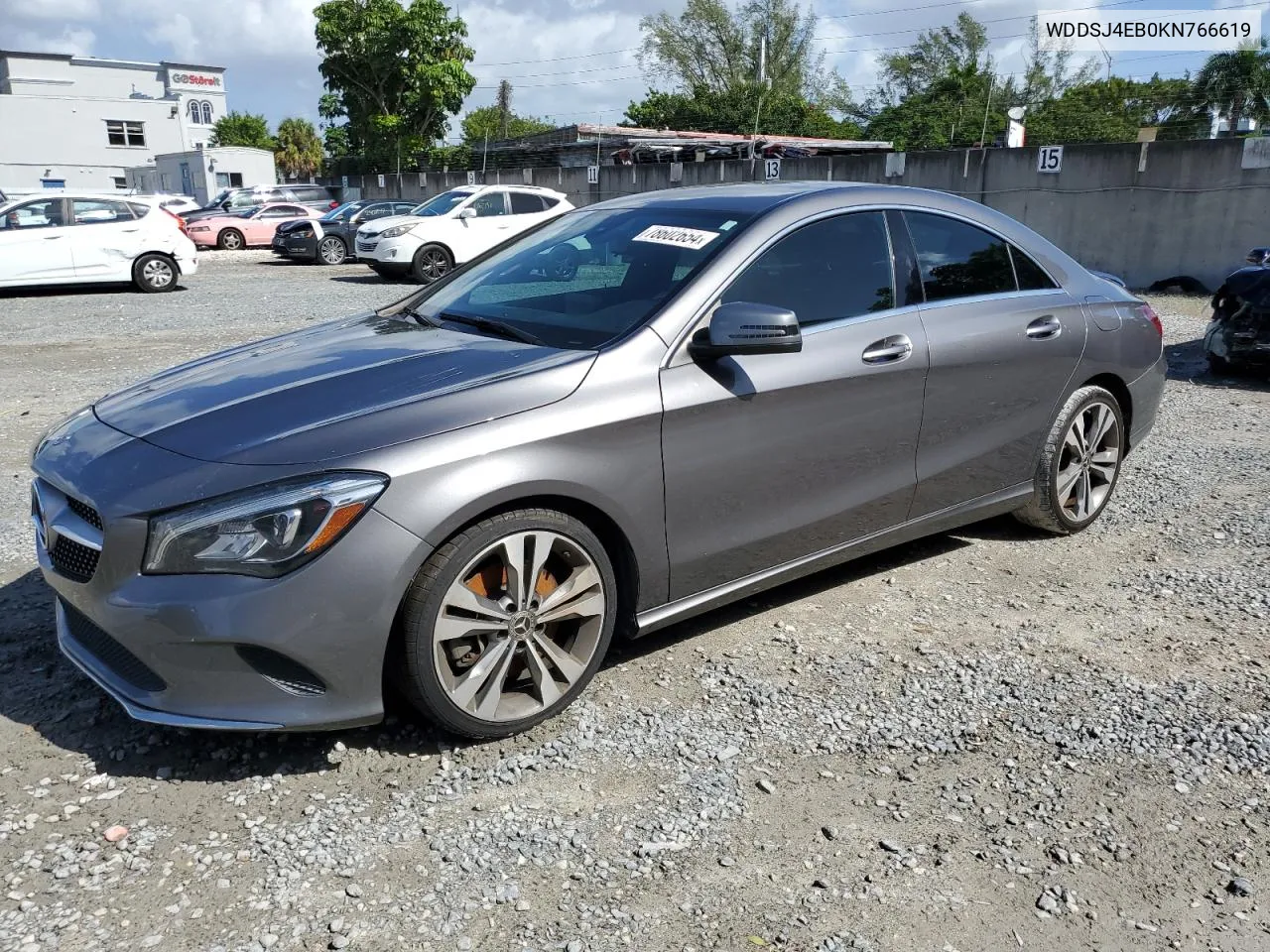 2019 Mercedes-Benz Cla 250 VIN: WDDSJ4EB0KN766619 Lot: 78602654