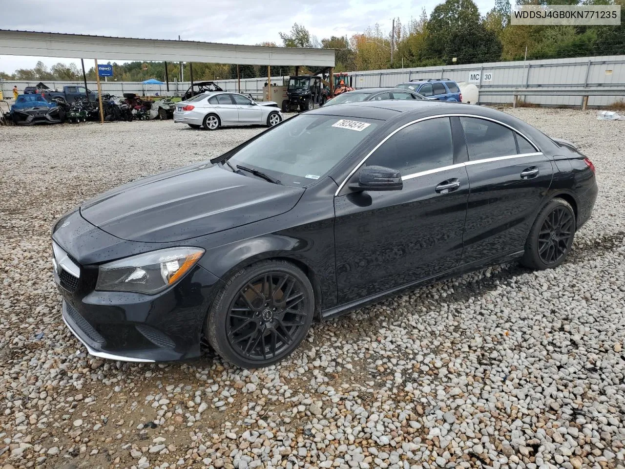 2019 Mercedes-Benz Cla 250 4Matic VIN: WDDSJ4GB0KN771235 Lot: 79234574