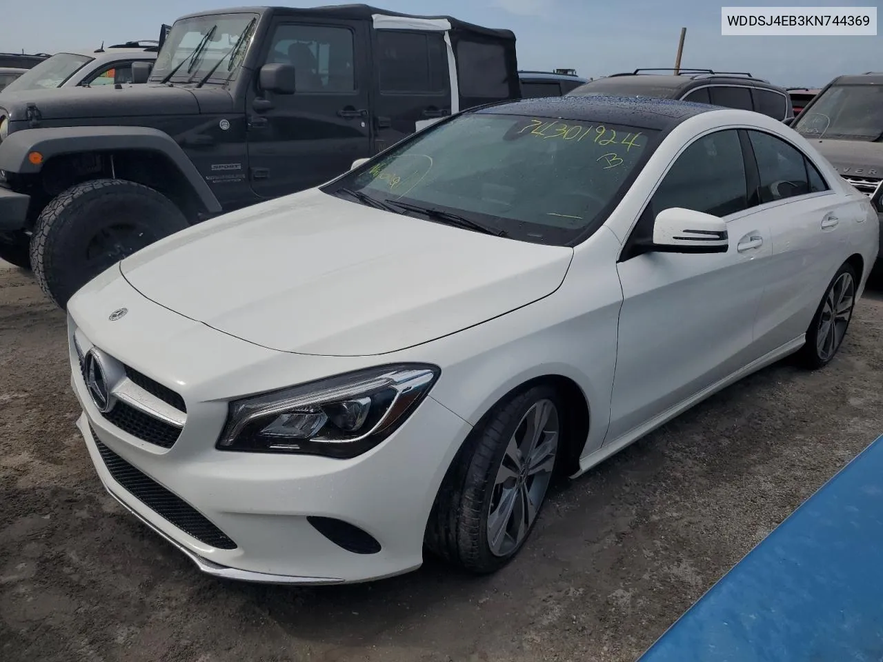 2019 Mercedes-Benz Cla 250 VIN: WDDSJ4EB3KN744369 Lot: 79290074