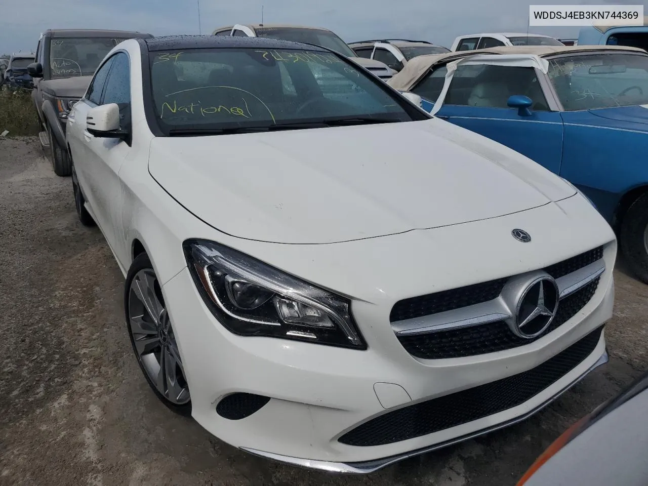 2019 Mercedes-Benz Cla 250 VIN: WDDSJ4EB3KN744369 Lot: 79290074