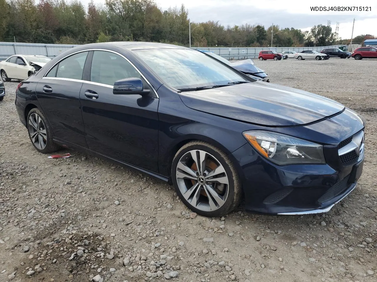 2019 Mercedes-Benz Cla 250 4Matic VIN: WDDSJ4GB2KN715121 Lot: 81306594