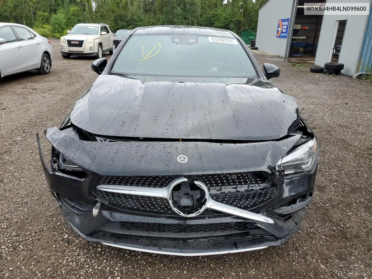 2020 Mercedes-Benz Cla 250 4Matic VIN: W1K5J4HB4LN099600 Lot: 63392034