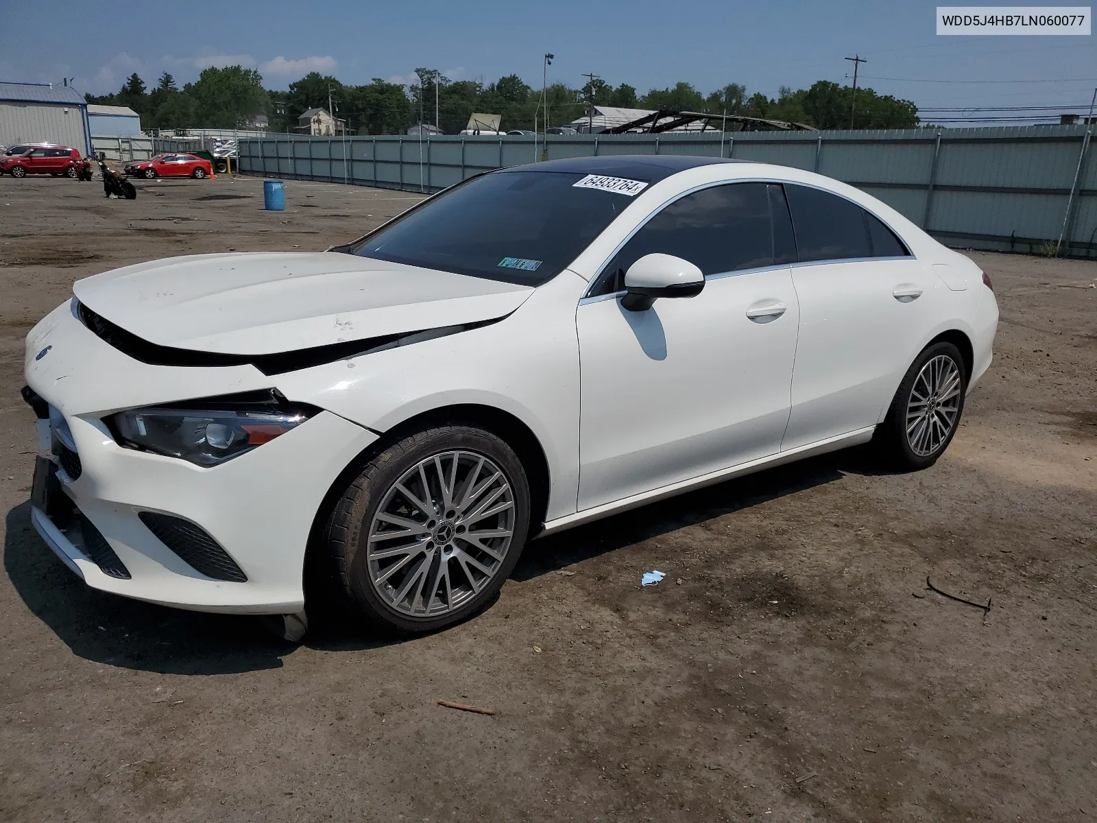 2020 Mercedes-Benz Cla 250 4Matic VIN: WDD5J4HB7LN060077 Lot: 64933764