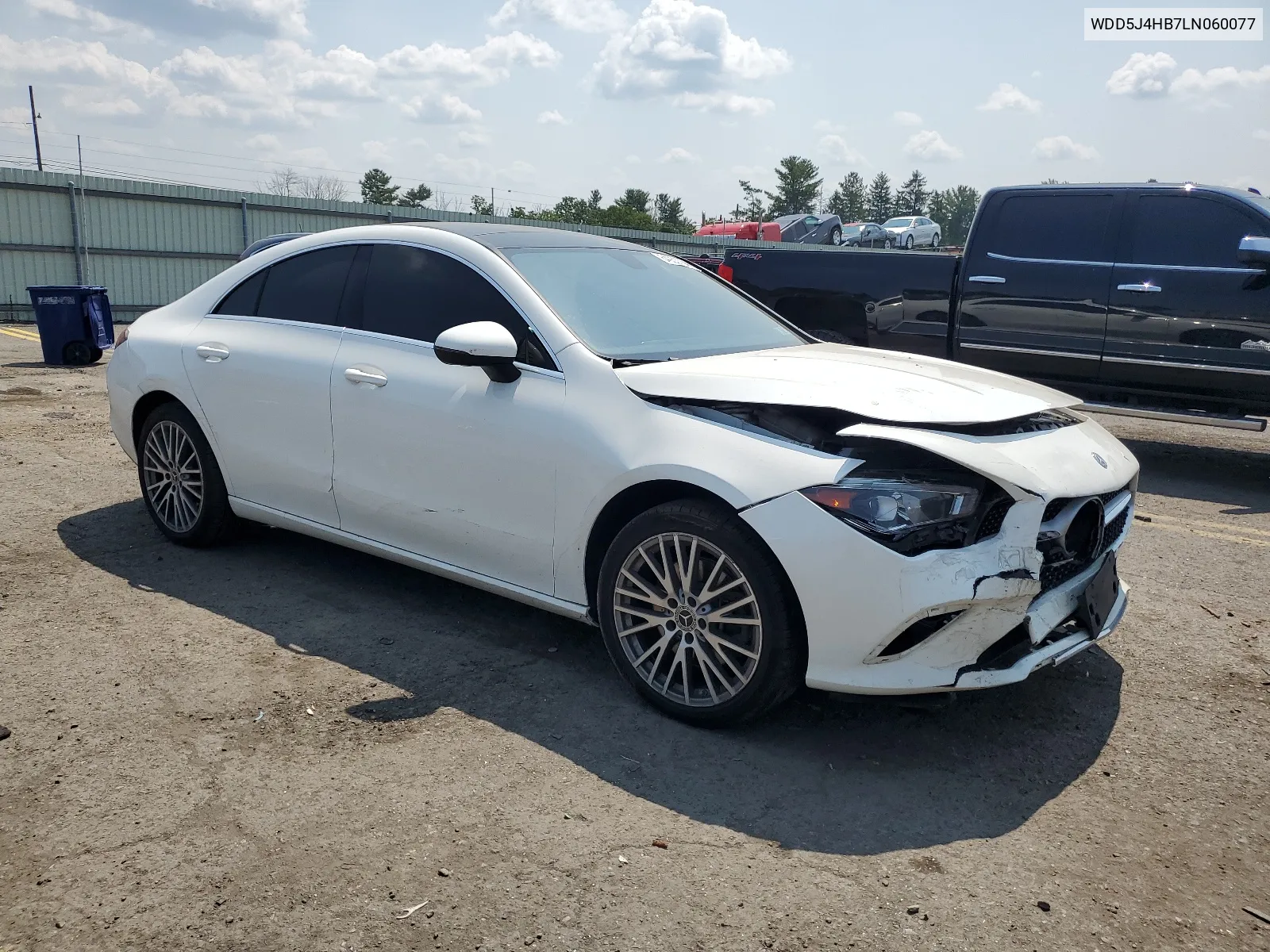 2020 Mercedes-Benz Cla 250 4Matic VIN: WDD5J4HB7LN060077 Lot: 64933764