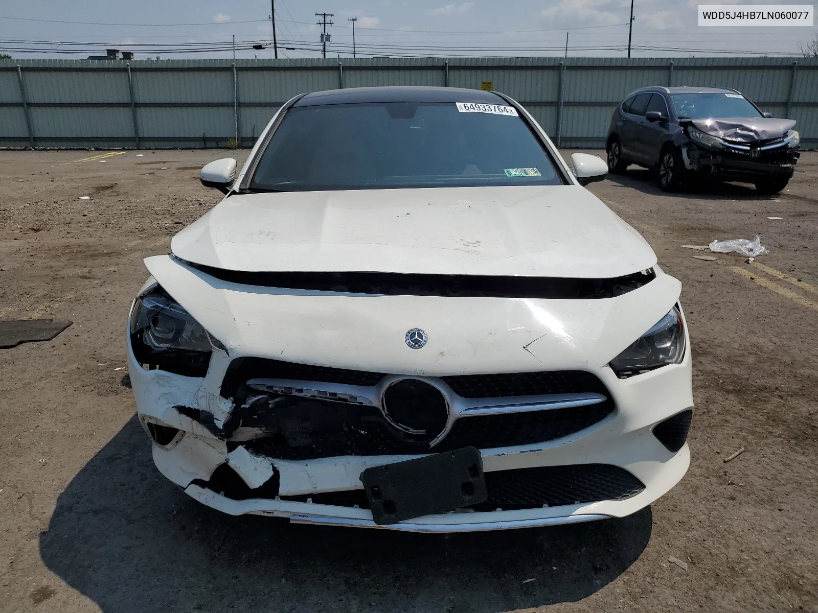 2020 Mercedes-Benz Cla 250 4Matic VIN: WDD5J4HB7LN060077 Lot: 64933764