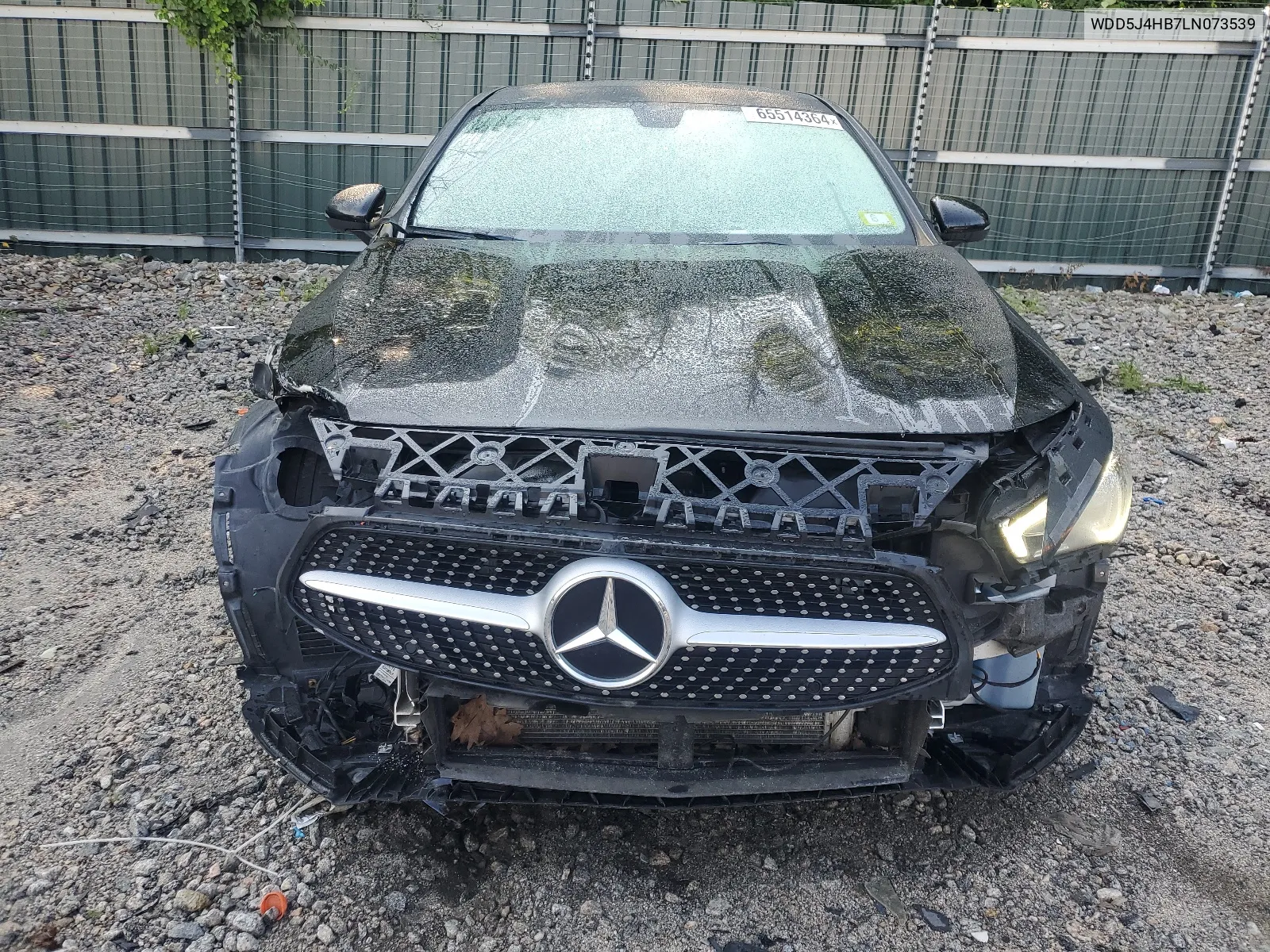 2020 Mercedes-Benz Cla 250 4Matic VIN: WDD5J4HB7LN073539 Lot: 65514364