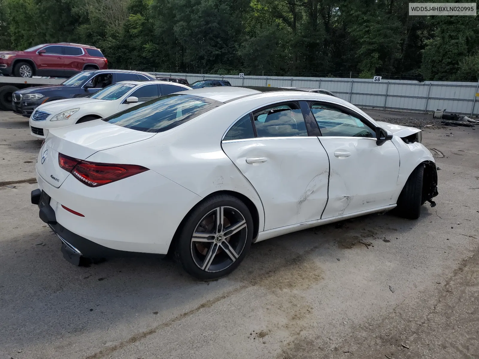 2020 Mercedes-Benz Cla 250 4Matic VIN: WDD5J4HBXLN020995 Lot: 67064404