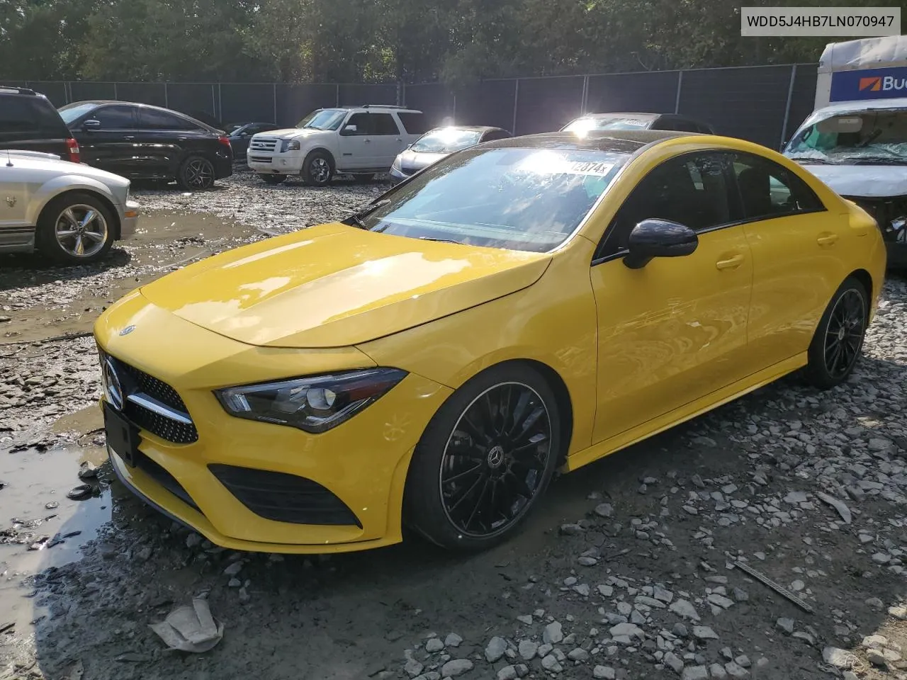 2020 Mercedes-Benz Cla 250 4Matic VIN: WDD5J4HB7LN070947 Lot: 69212874