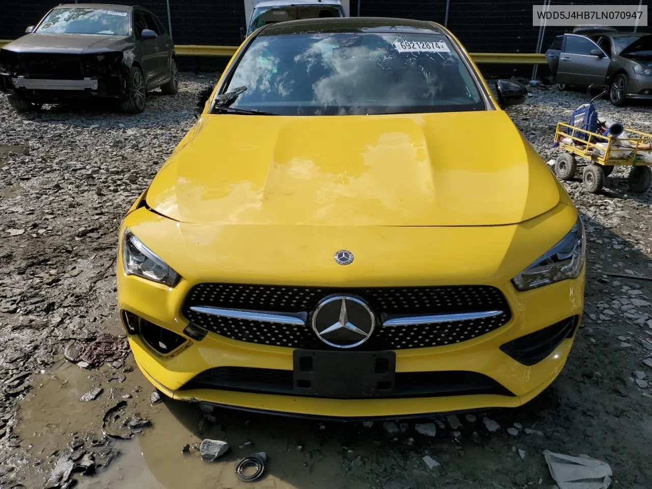 2020 Mercedes-Benz Cla 250 4Matic VIN: WDD5J4HB7LN070947 Lot: 69212874