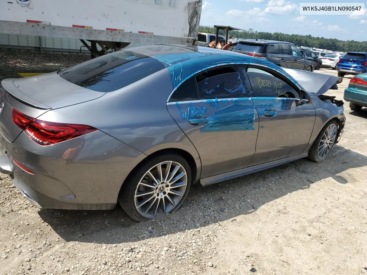 2020 Mercedes-Benz Cla 250 VIN: W1K5J4GB1LN090547 Lot: 69972704