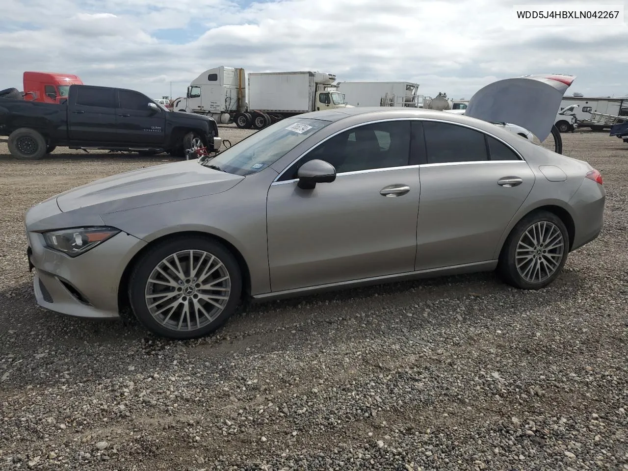 2020 Mercedes-Benz Cla 250 4Matic VIN: WDD5J4HBXLN042267 Lot: 70650794