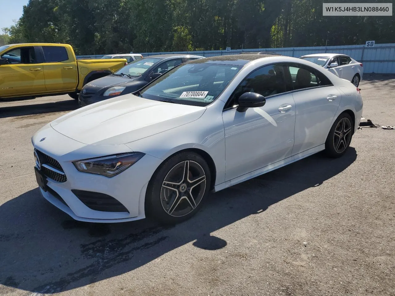 W1K5J4HB3LN088460 2020 Mercedes-Benz Cla 250 4Matic