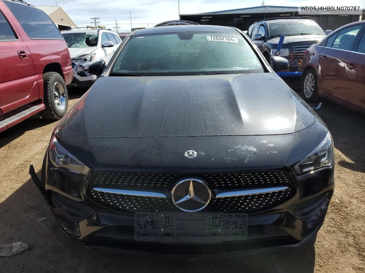 2020 Mercedes-Benz Cla 250 4Matic VIN: WDD5J4HB0LN070787 Lot: 72652164