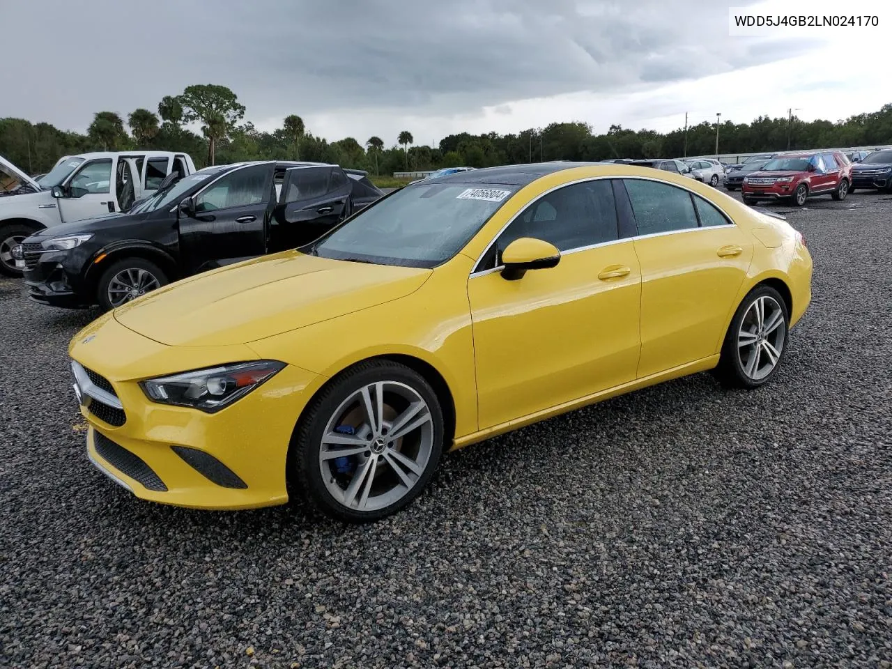 2020 Mercedes-Benz Cla 250 VIN: WDD5J4GB2LN024170 Lot: 74056804