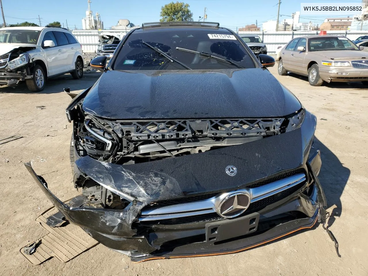 2020 Mercedes-Benz Cla Amg 35 4Matic VIN: W1K5J5BB2LN095852 Lot: 74215794