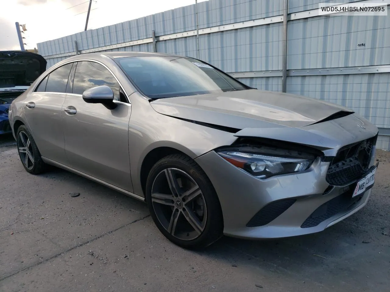 2020 Mercedes-Benz Cla 250 4Matic VIN: WDD5J4HB5LN072695 Lot: 74339574