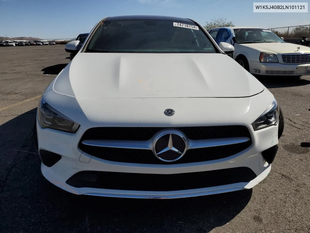 2020 Mercedes-Benz Cla 250 VIN: W1K5J4GB2LN101121 Lot: 74718754