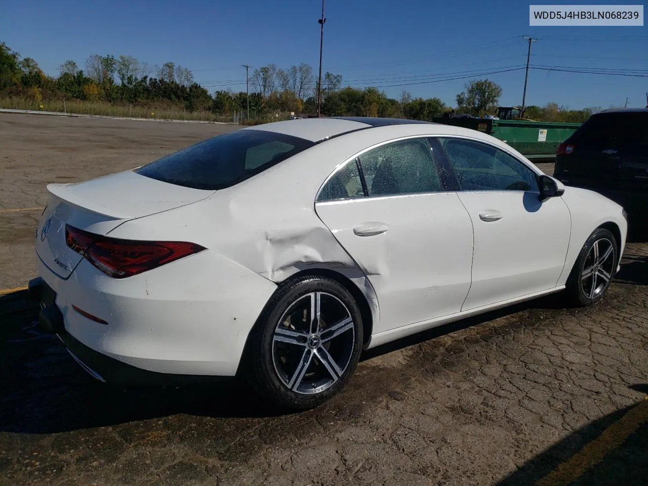 2020 Mercedes-Benz Cla 250 4Matic VIN: WDD5J4HB3LN068239 Lot: 75079854