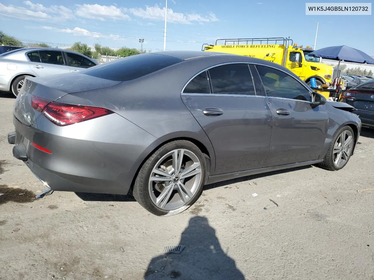 2020 Mercedes-Benz Cla 250 VIN: W1K5J4GB5LN120732 Lot: 75329774