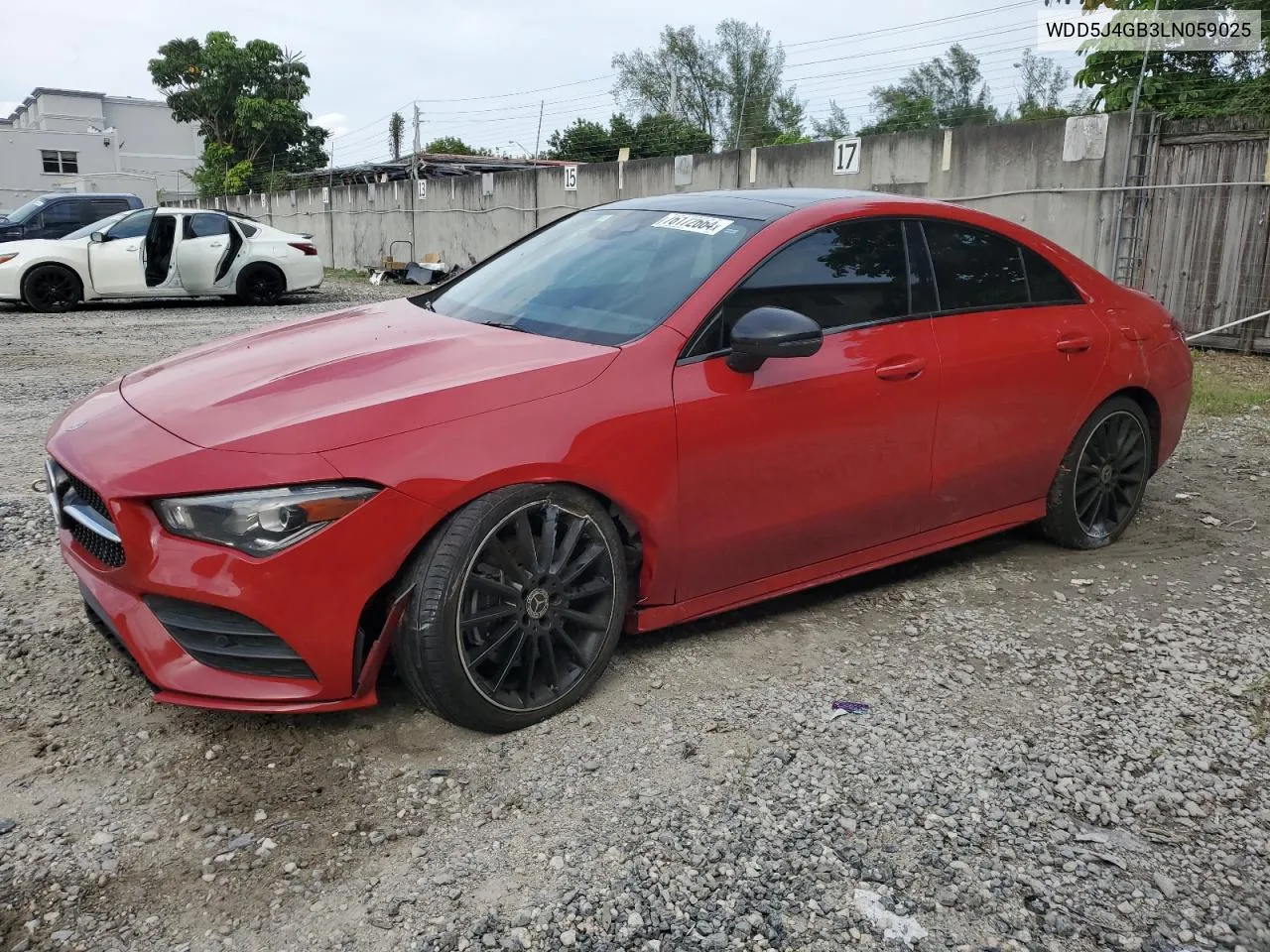 2020 Mercedes-Benz Cla 250 VIN: WDD5J4GB3LN059025 Lot: 76172664