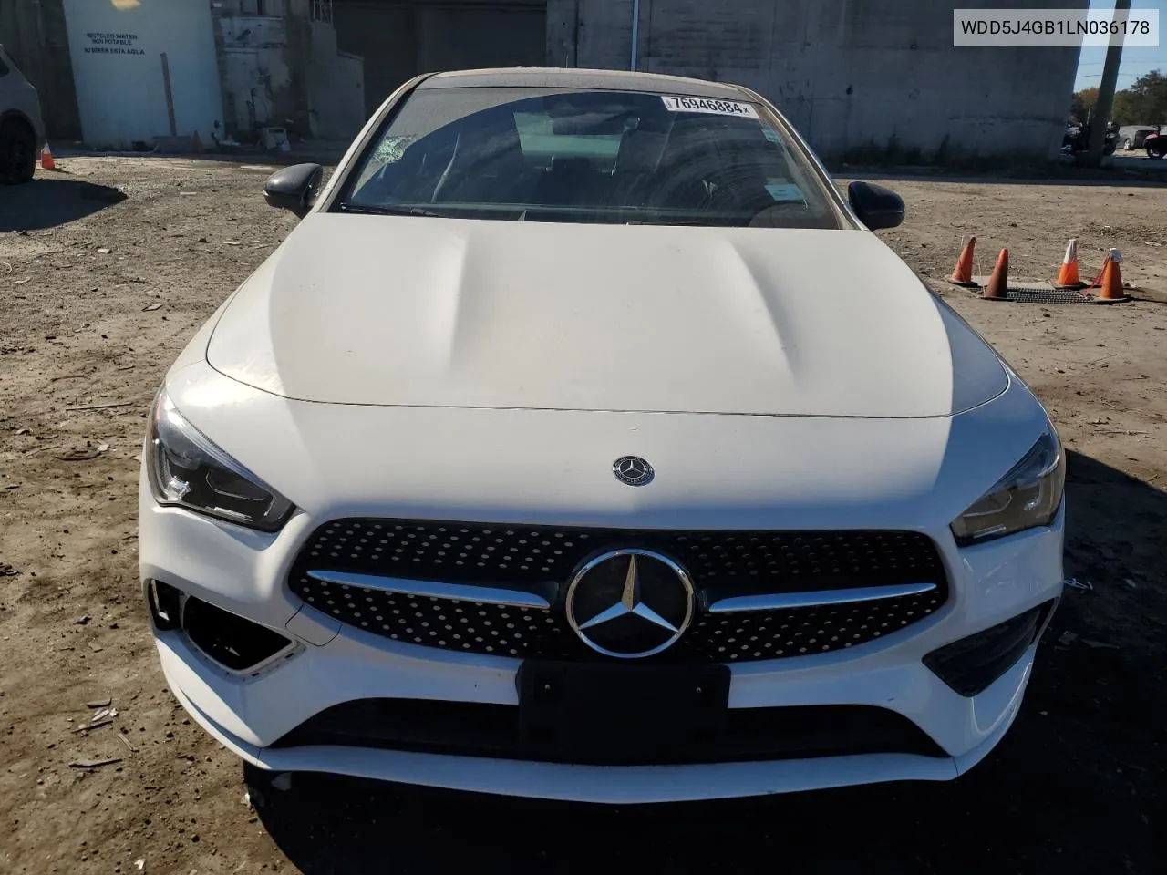 2020 Mercedes-Benz Cla 250 VIN: WDD5J4GB1LN036178 Lot: 76946884