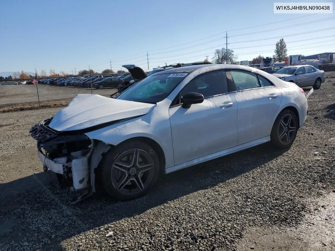 2020 Mercedes-Benz Cla 250 4Matic VIN: W1K5J4HB9LN090438 Lot: 79766164