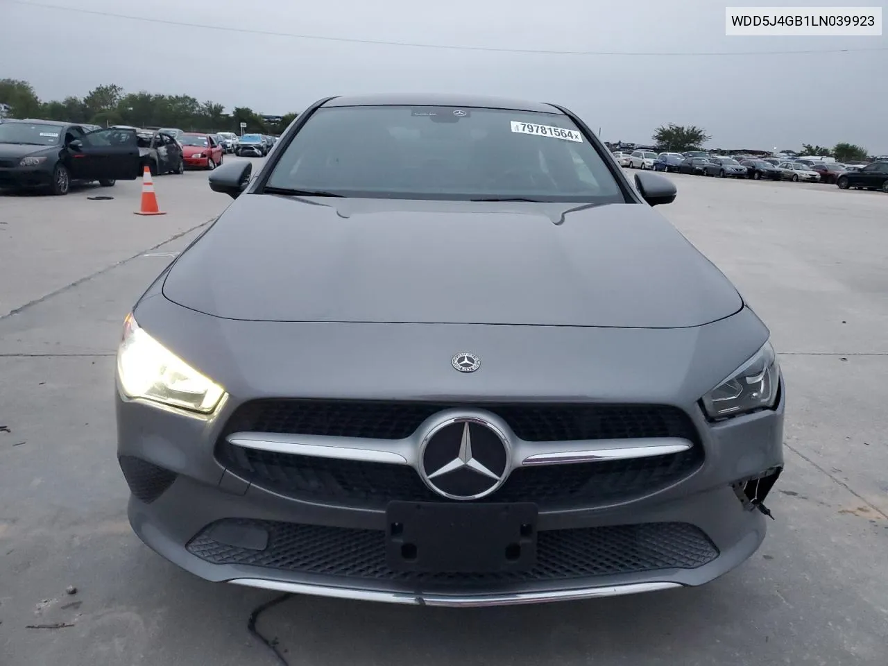 2020 Mercedes-Benz Cla 250 VIN: WDD5J4GB1LN039923 Lot: 79781564