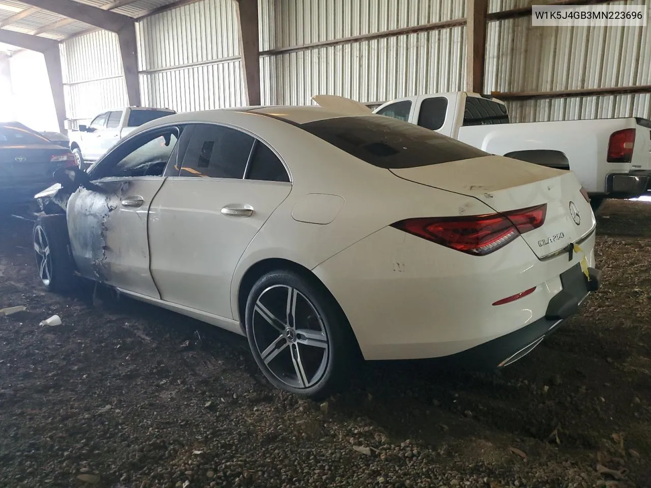 2021 Mercedes-Benz Cla 250 VIN: W1K5J4GB3MN223696 Lot: 55396564