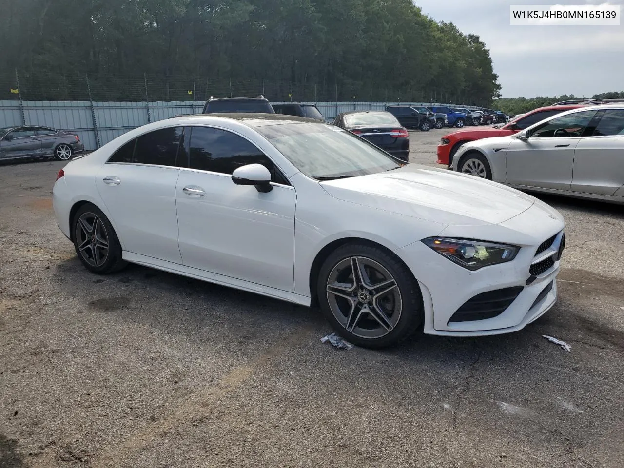 2021 Mercedes-Benz Cla 250 4Matic VIN: W1K5J4HB0MN165139 Lot: 70202574