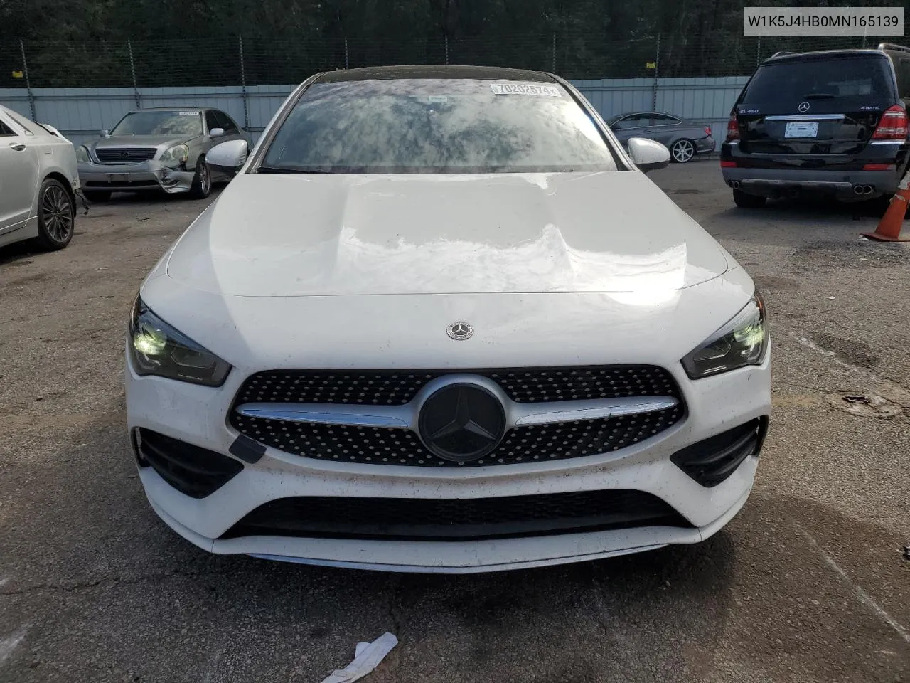 2021 Mercedes-Benz Cla 250 4Matic VIN: W1K5J4HB0MN165139 Lot: 70202574