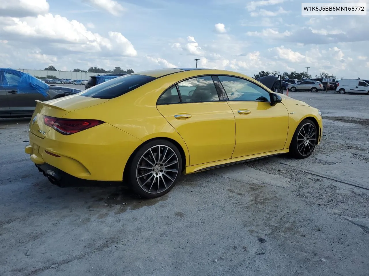 2021 Mercedes-Benz Cla Amg 35 4Matic VIN: W1K5J5BB6MN168772 Lot: 71874594