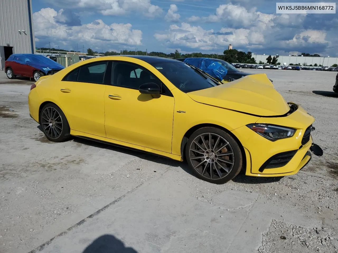 2021 Mercedes-Benz Cla Amg 35 4Matic VIN: W1K5J5BB6MN168772 Lot: 71874594