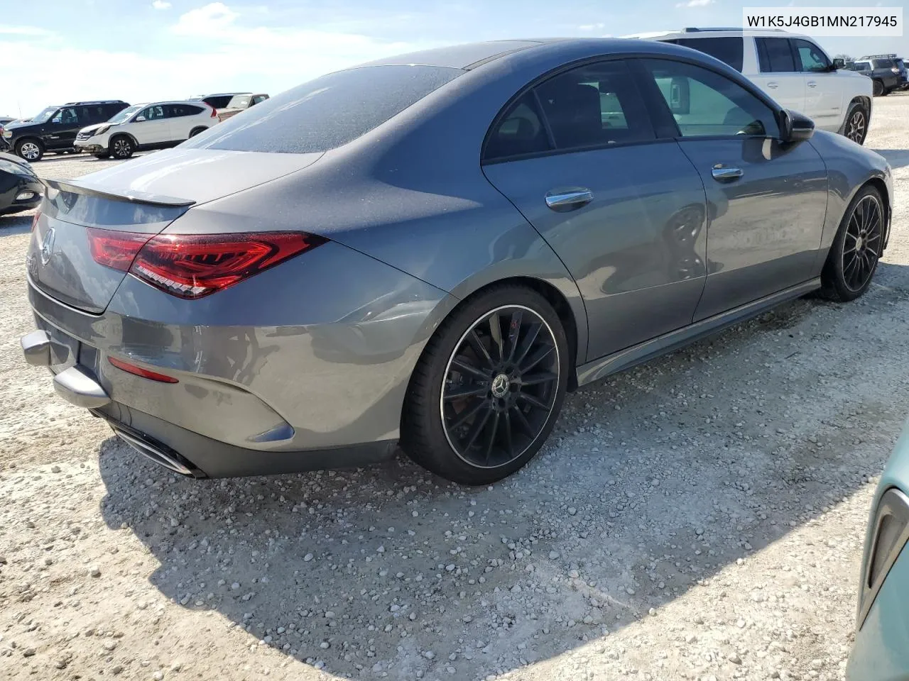 2021 Mercedes-Benz Cla 250 VIN: W1K5J4GB1MN217945 Lot: 77259374