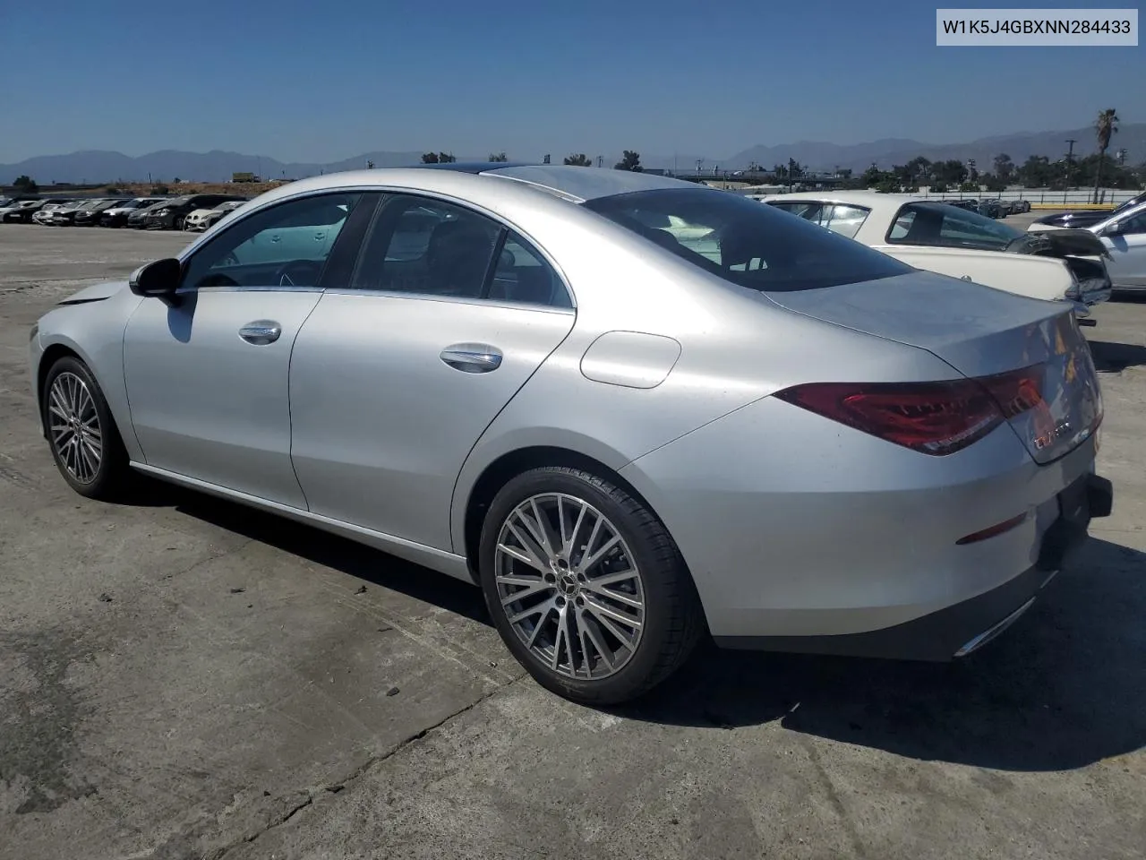 2022 Mercedes-Benz Cla 250 VIN: W1K5J4GBXNN284433 Lot: 61567584