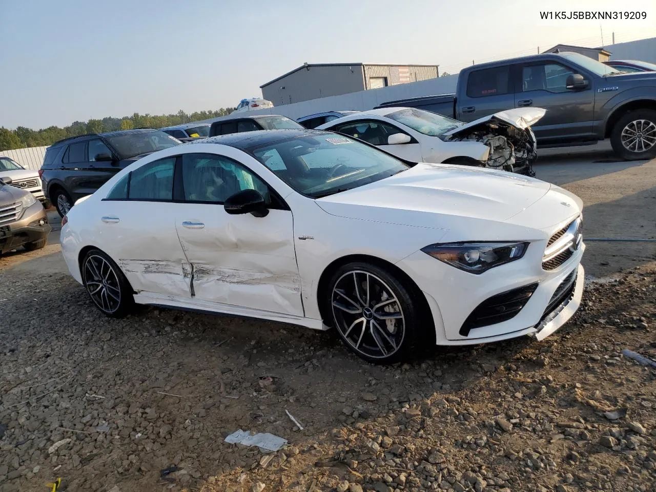 2022 Mercedes-Benz Cla Amg 35 4Matic VIN: W1K5J5BBXNN319209 Lot: 69269304