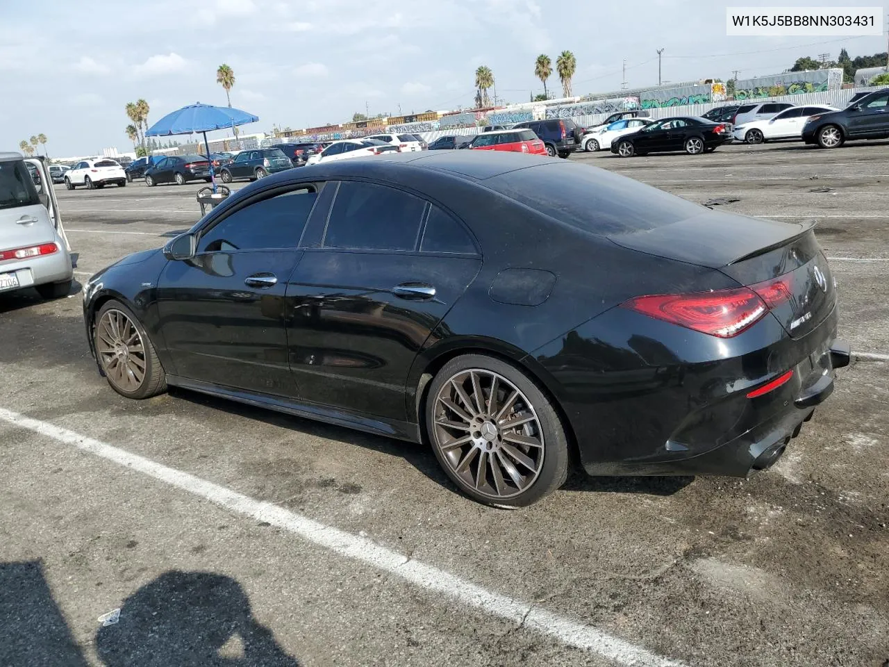 2022 Mercedes-Benz Cla Amg 35 4Matic VIN: W1K5J5BB8NN303431 Lot: 72094494