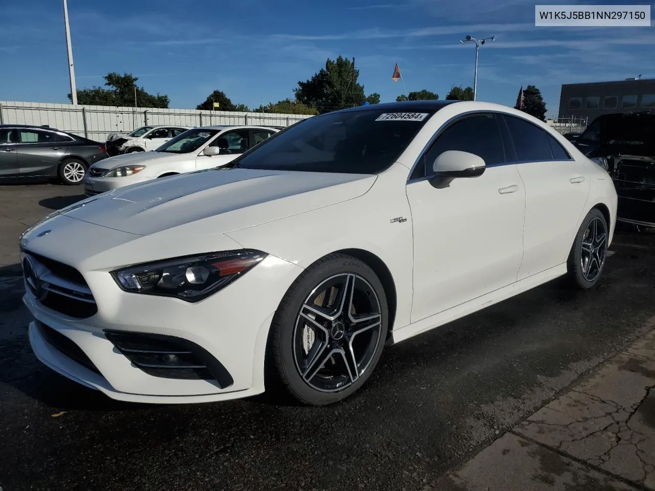 2022 Mercedes-Benz Cla Amg 35 4Matic VIN: W1K5J5BB1NN297150 Lot: 72604584