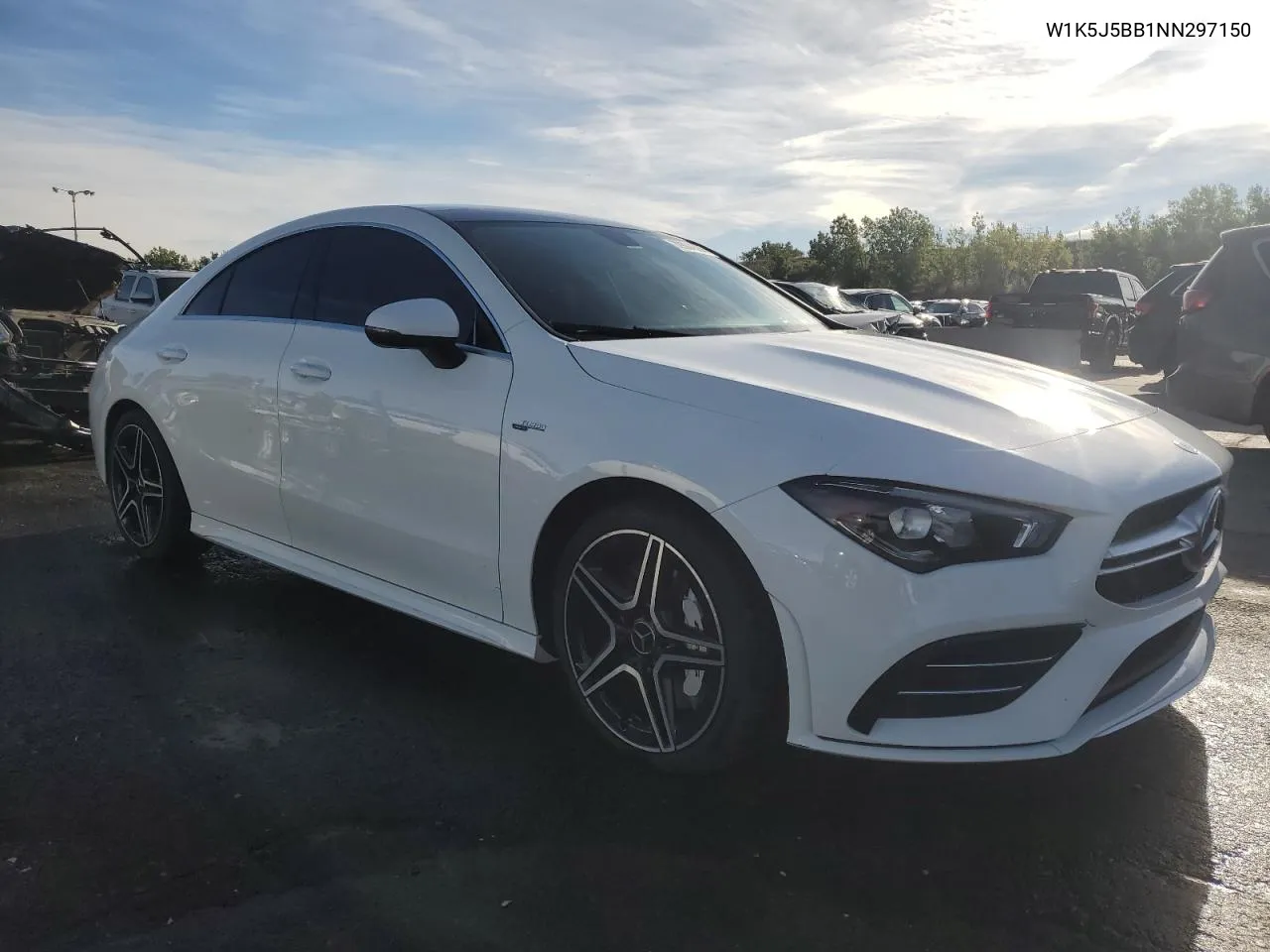 2022 Mercedes-Benz Cla Amg 35 4Matic VIN: W1K5J5BB1NN297150 Lot: 72604584