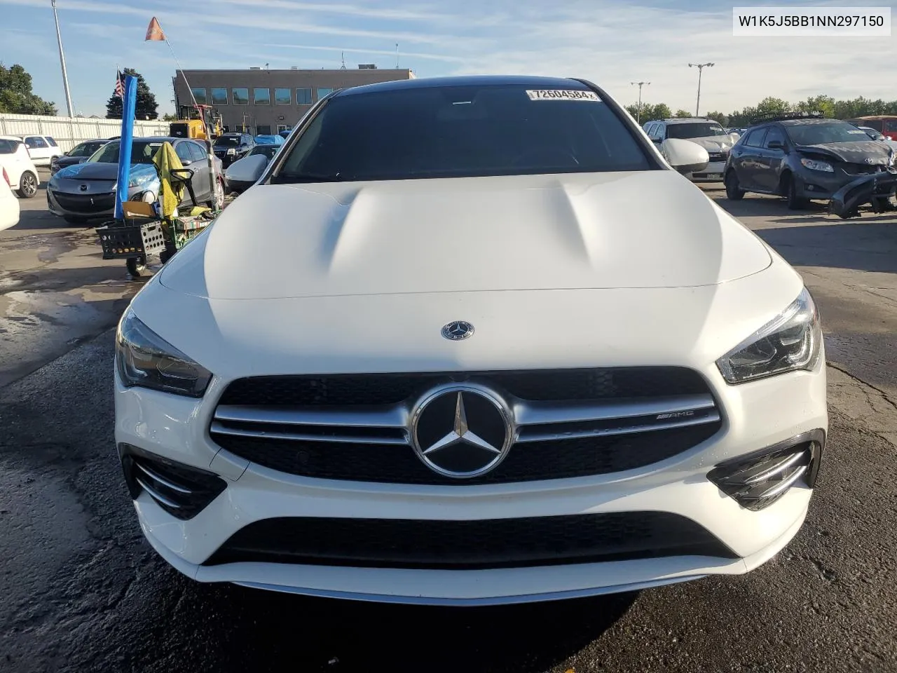 2022 Mercedes-Benz Cla Amg 35 4Matic VIN: W1K5J5BB1NN297150 Lot: 72604584