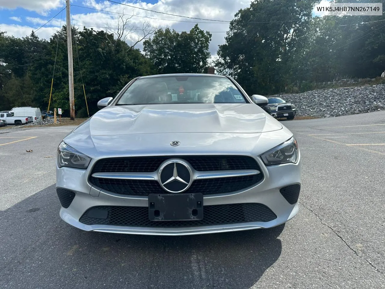 2022 Mercedes-Benz Cla 250 4Matic VIN: W1K5J4HB7NN267149 Lot: 74788424