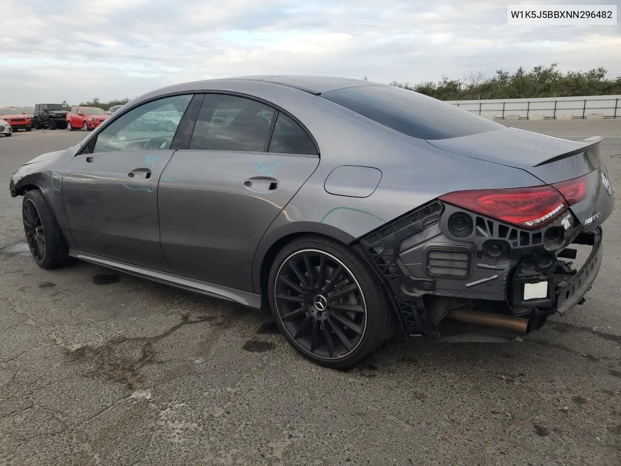 2022 Mercedes-Benz Cla Amg 35 4Matic VIN: W1K5J5BBXNN296482 Lot: 78531904