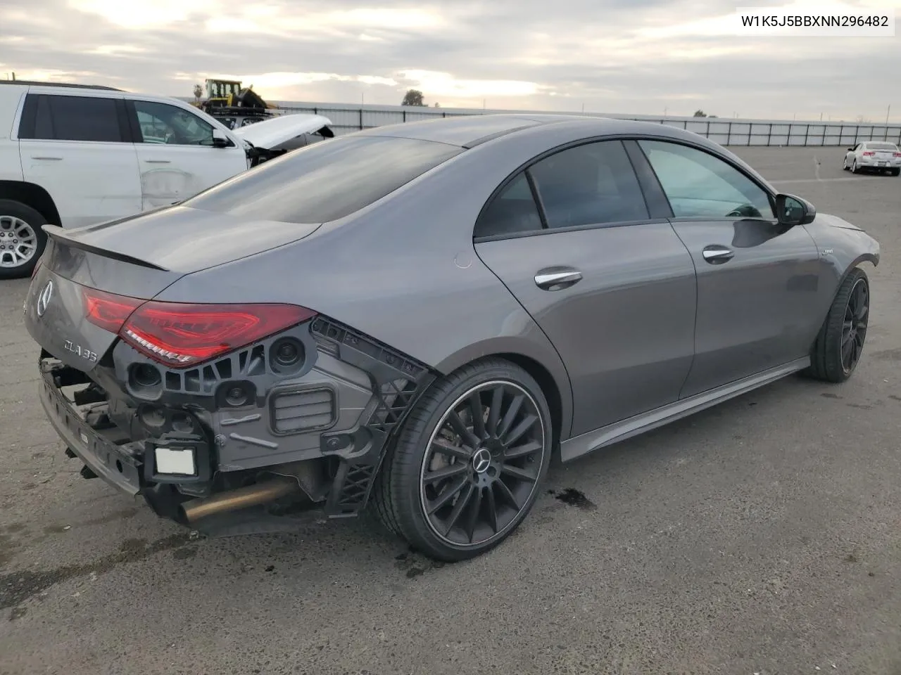 2022 Mercedes-Benz Cla Amg 35 4Matic VIN: W1K5J5BBXNN296482 Lot: 78531904