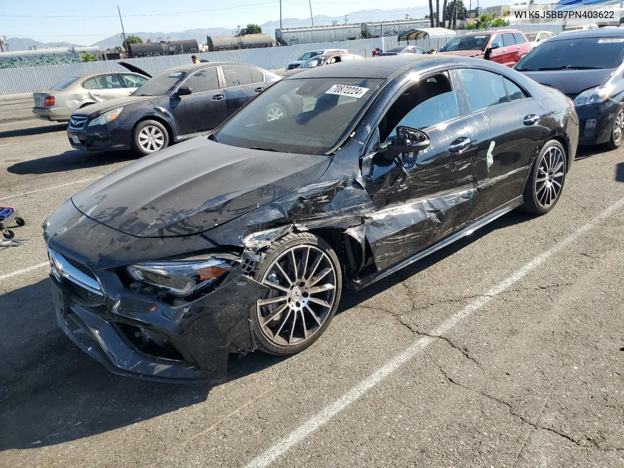 2023 Mercedes-Benz Cla Amg 35 4Matic VIN: W1K5J5BB7PN403622 Lot: 70872224