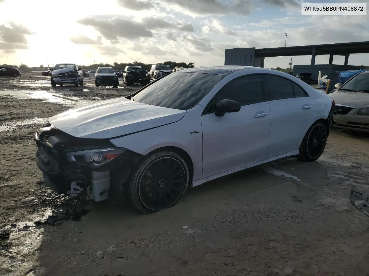 2023 Mercedes-Benz Cla Amg 35 4Matic VIN: W1K5J5BB0PN408872 Lot: 74823254