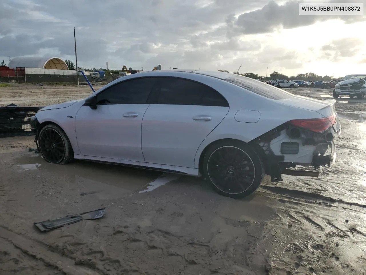 2023 Mercedes-Benz Cla Amg 35 4Matic VIN: W1K5J5BB0PN408872 Lot: 74823254