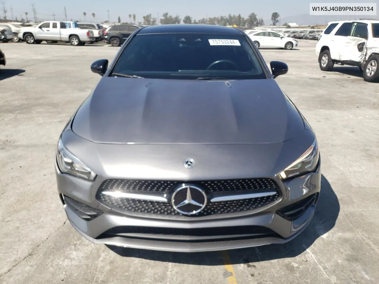 2023 Mercedes-Benz Cla 250 VIN: W1K5J4GB9PN350134 Lot: 75753244