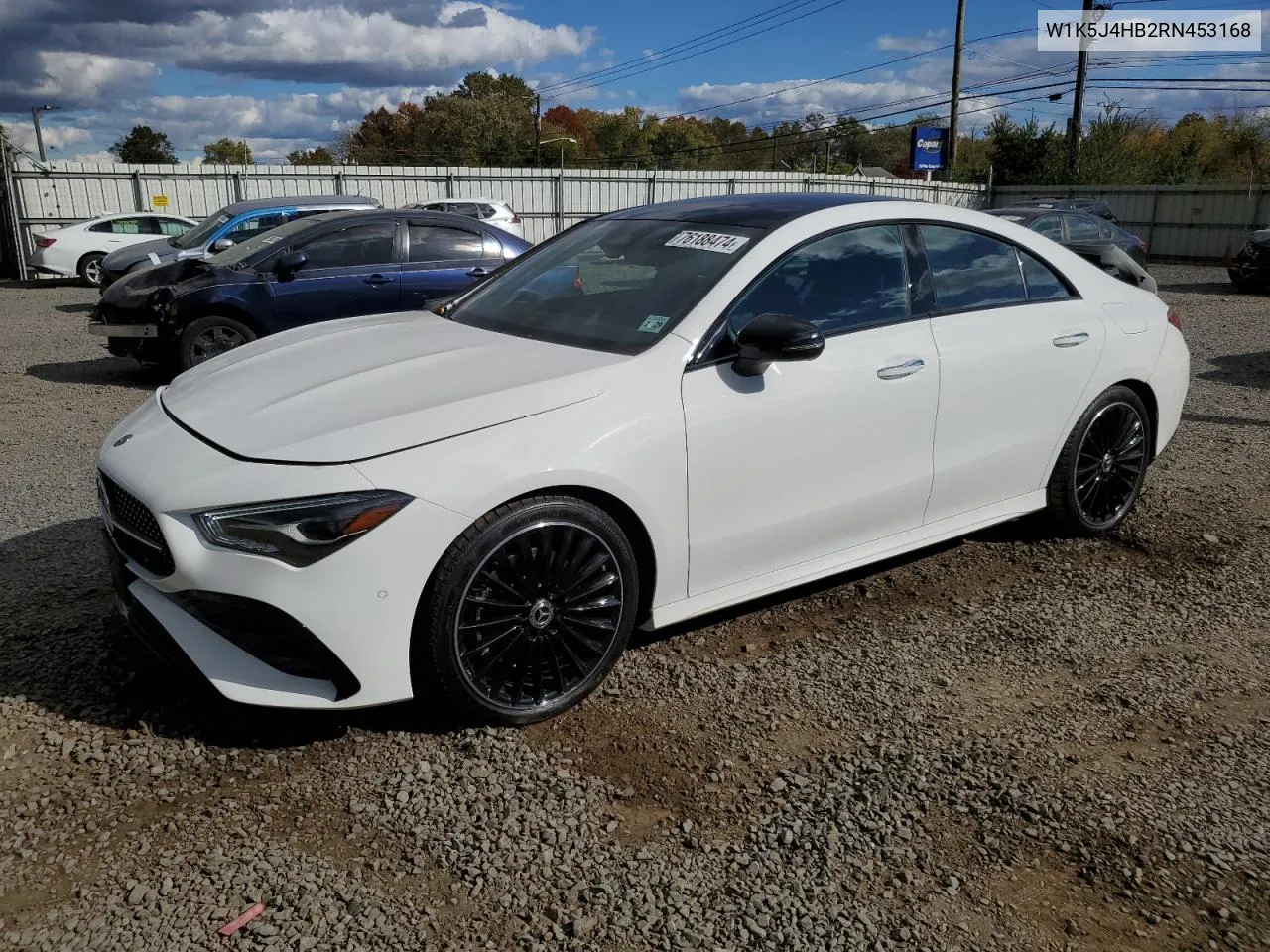 2024 Mercedes-Benz Cla 250 4Matic VIN: W1K5J4HB2RN453168 Lot: 76188474