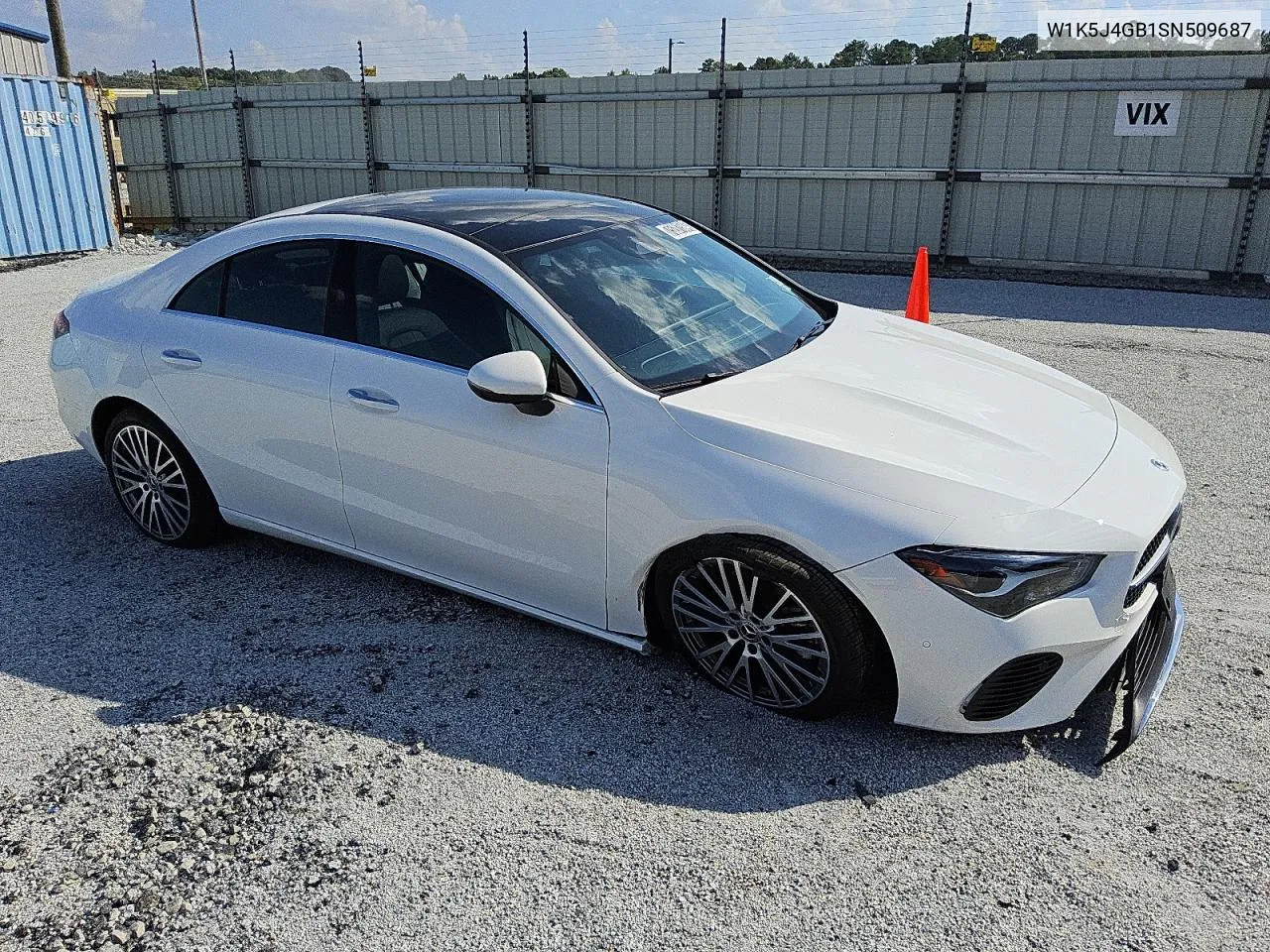 2025 Mercedes-Benz Cla 250 VIN: W1K5J4GB1SN509687 Lot: 75281584