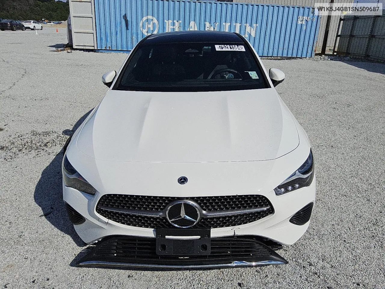 2025 Mercedes-Benz Cla 250 VIN: W1K5J4GB1SN509687 Lot: 75281584