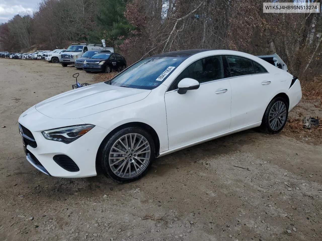 2025 Mercedes-Benz Cla 250 4Matic VIN: W1K5J4HB9SN513274 Lot: 80471904